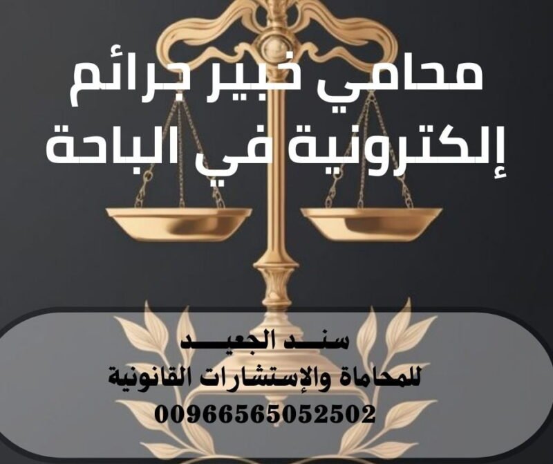 محامي خبير جرائم إلكترونية في الباحة